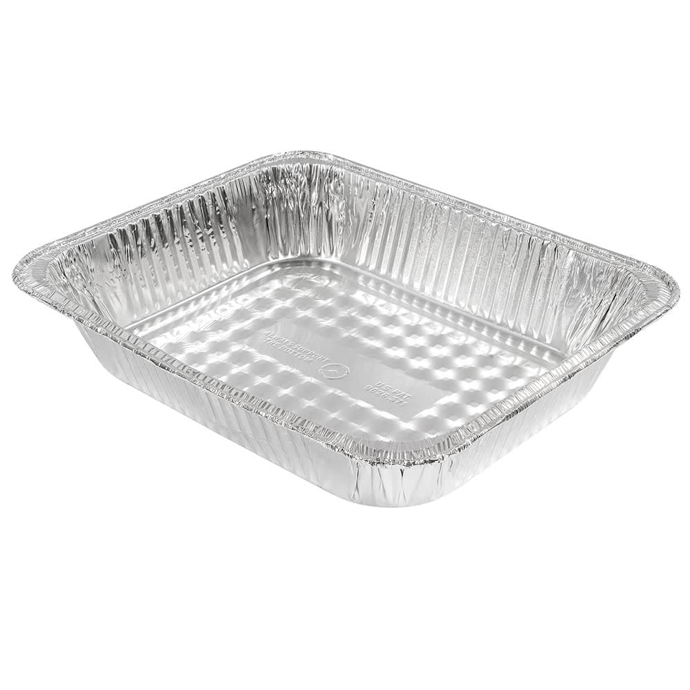 Handi-Foil Half Size Steam Pan - 12 3/4" x 10 3/8", Aluminum Foil (321-00-100)