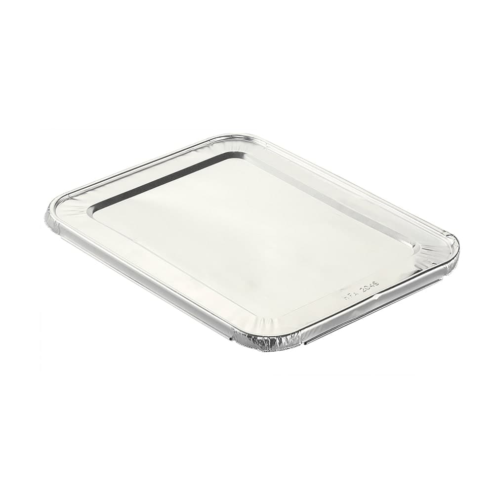 Handi-Foil Half Size Steam Pan Lid - Aluminum Foil (2049-00-100)
