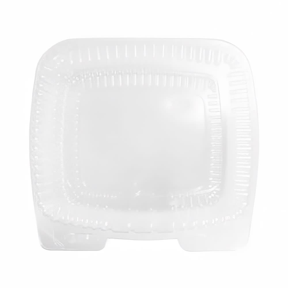 Handi-Foil Handi-Lock Hinged Lid Food Container - 10"L x 10"W x 3"H, Plastic, Clear (6010S-200)