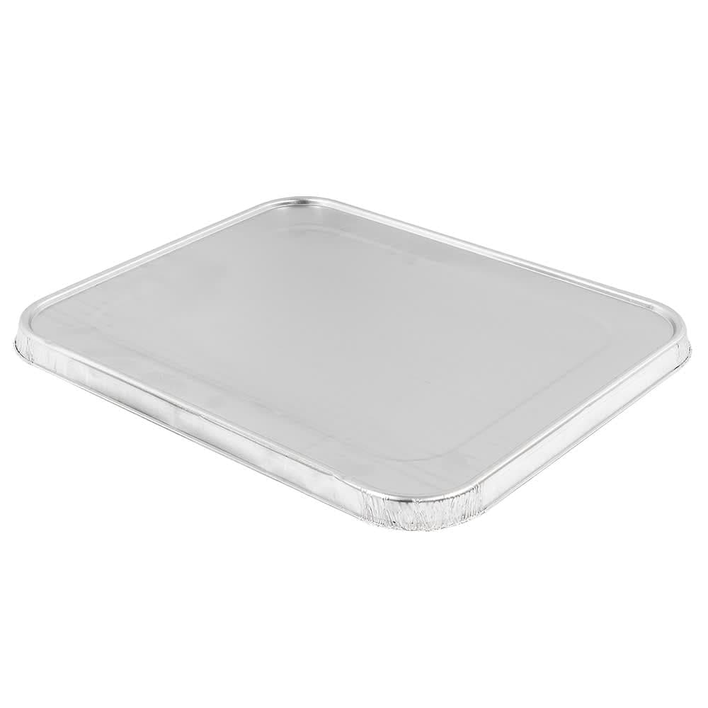 Handi-Foil Half Size Steam Pan Lid - Aluminum Foil (2049-00-100FC)