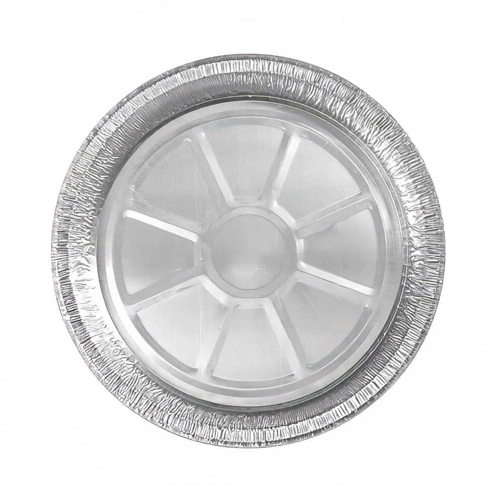Handi-Foil Handi-Stax 7" Round Disposable Foil Pan w/ Foil Lid (847FL-250)