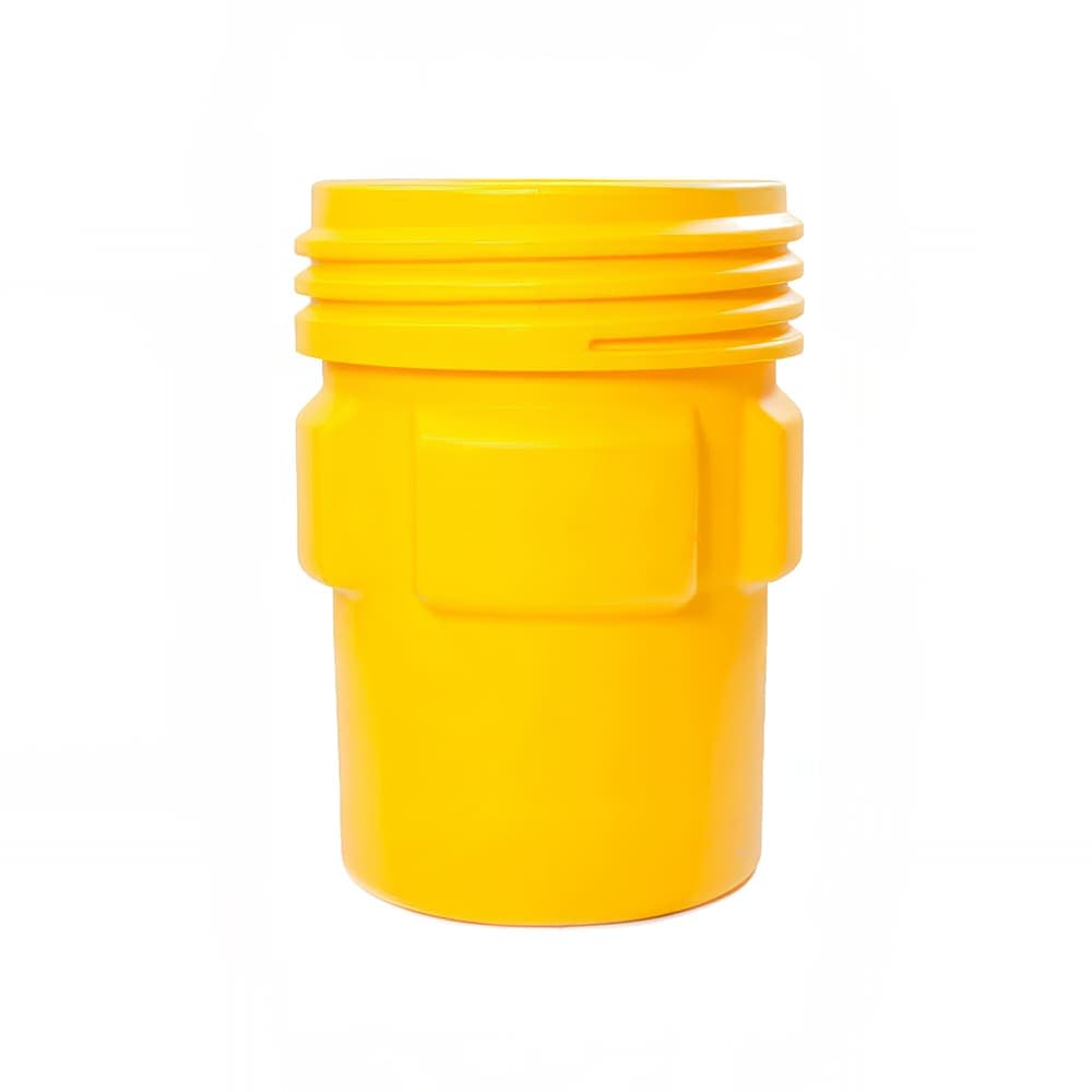 Eagle Manufacturing 95 gal Overpack Poly Drum w/ Screw On Lid, Yellow (1690)