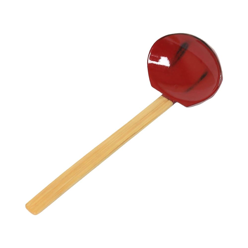 Thunder Group 30-55 8 1/2" Soup Serving Spoon, Bamboo