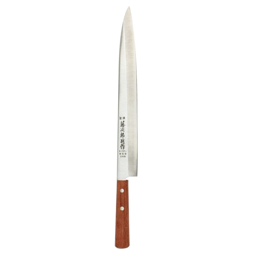 Thunder Group JAS014300 12" Sashimi Knife w/ Wood Handle, Stainless Steel