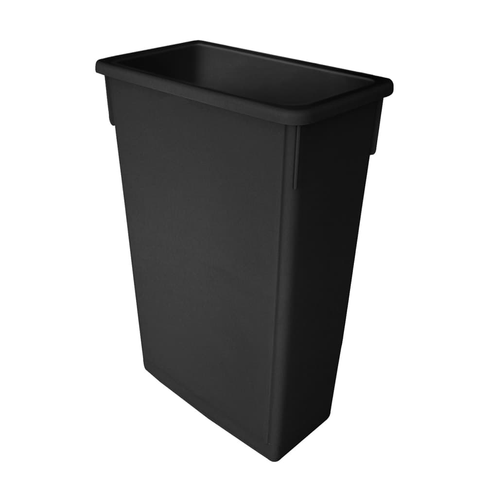 Thunder Group PLTC023K Rectangular Slim Trash Can, Black