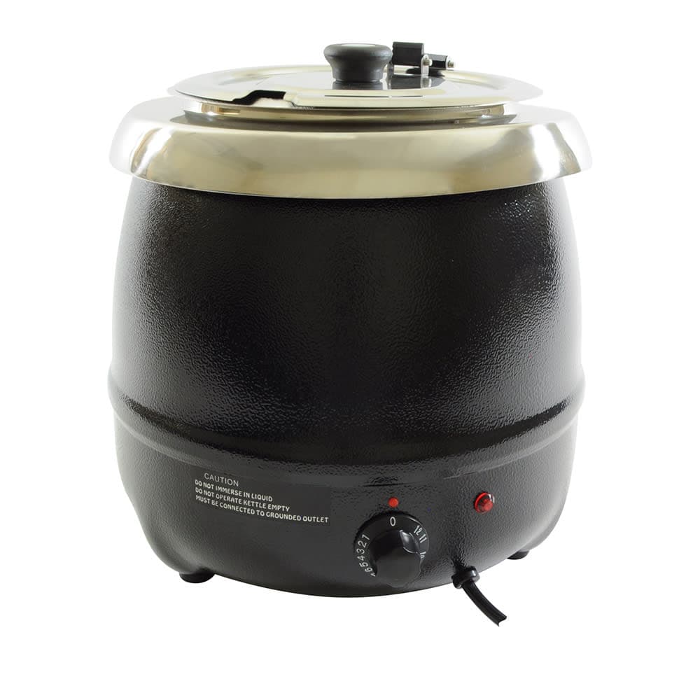 Thunder Group SEJ35000C 10 1/2 qt Countertop Soup Warmer w/ Adjustable Temperature Controls, 120v