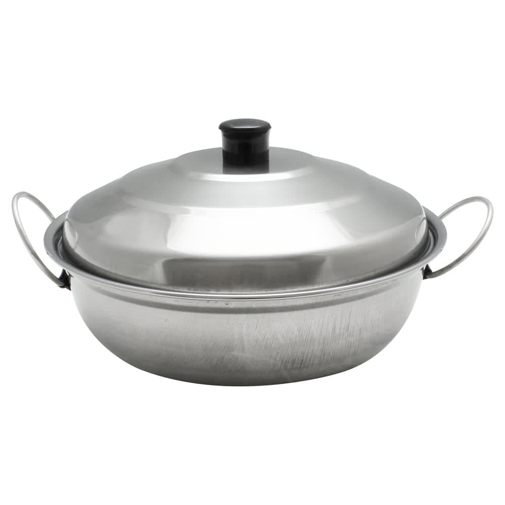 Thunder Group SLAL03B 10" Round Wok Chafer Body/Cover, Stainless Steel
