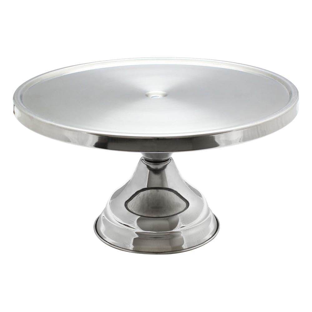 Thunder Group SLCS001 13 1/4" Round Cake Stand, Stainless