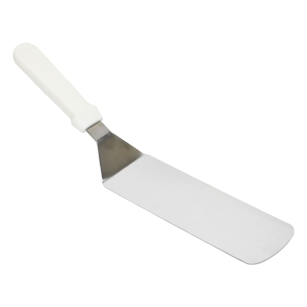 Thunder Group SLFT065S 15" Turner w/ White Plastic Handle, Stainless Steel