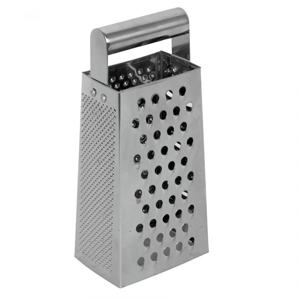 Thunder Group SLGR025 4 Sided Grater w/ Handle, 4 1/4" x 2 7/8" x 9 7/8", Stainless