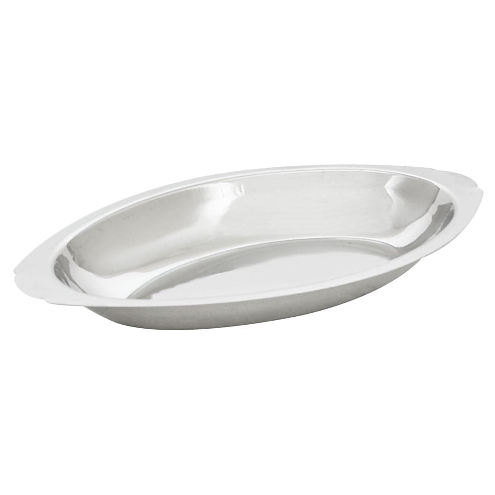 Thunder Group SLGT008 8 oz. Oval, Au Gratin Dish, Stainless