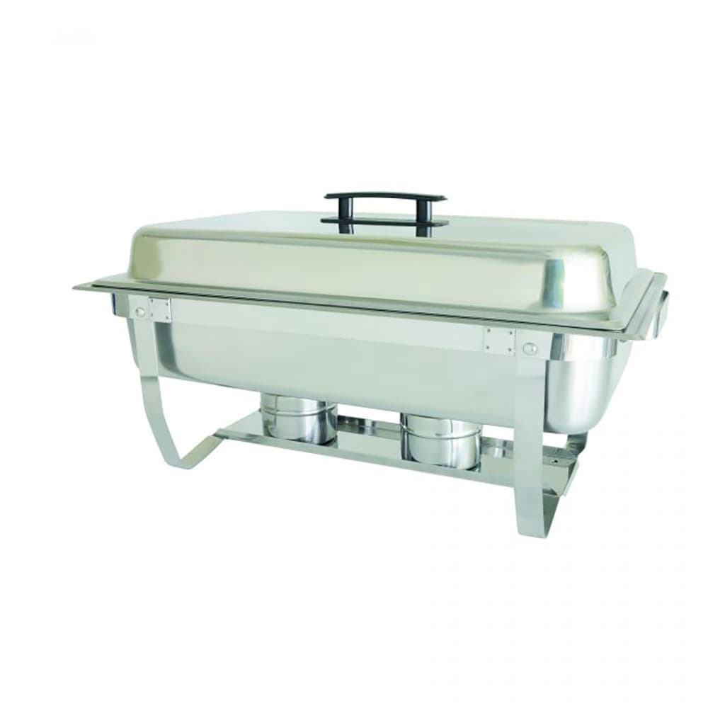 Thunder Group SLRCF001F Full Size Chafer w/ Lift Off Lid & Chafing Fuel Heat