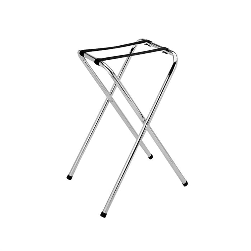 Thunder Group SLTS001 30 1/2" Folding Tray Stand - Chrome Plated