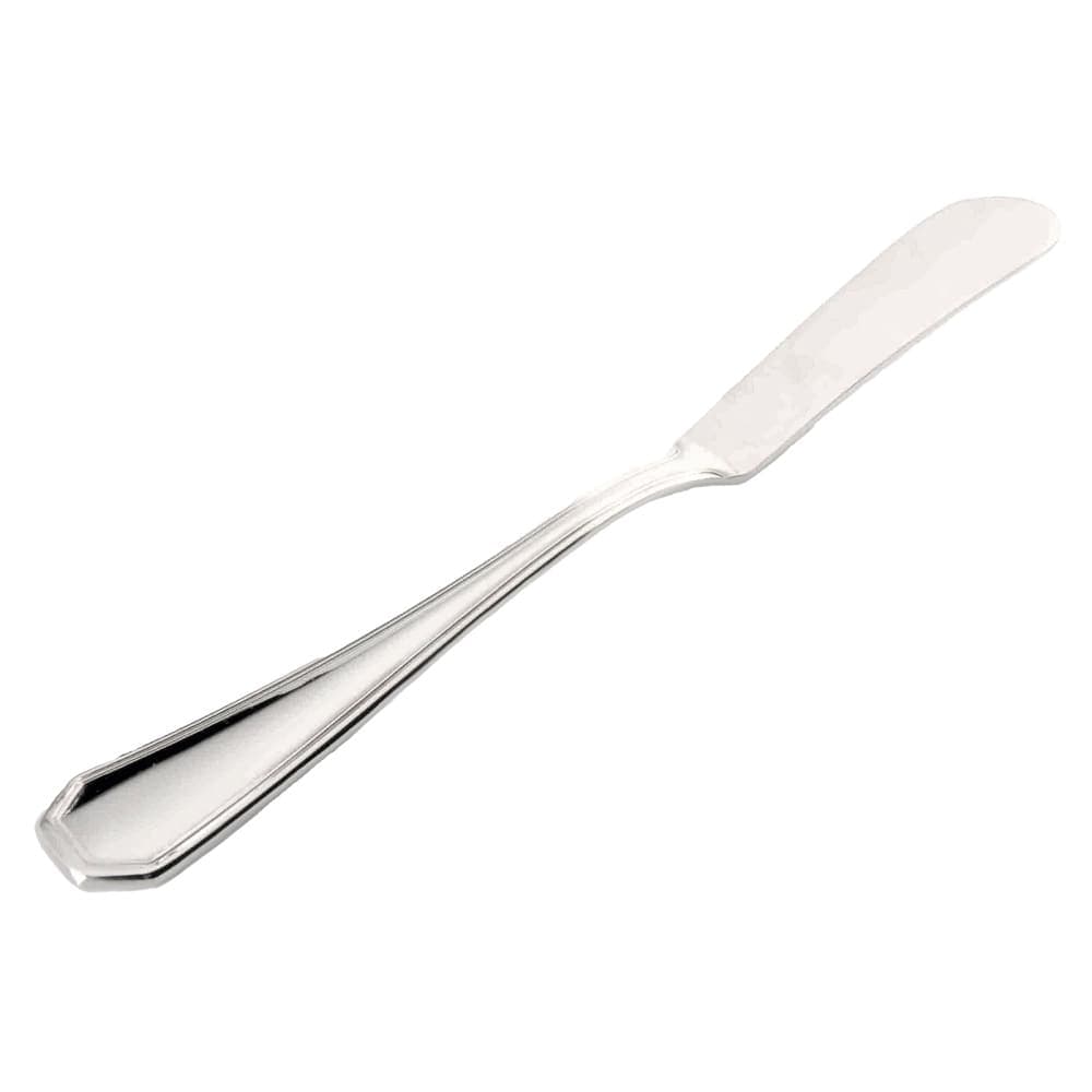 Thunder Group SLWH211 8 3/10" Butter Knife with 18/10 Stainless Grade, Wilshire Pattern