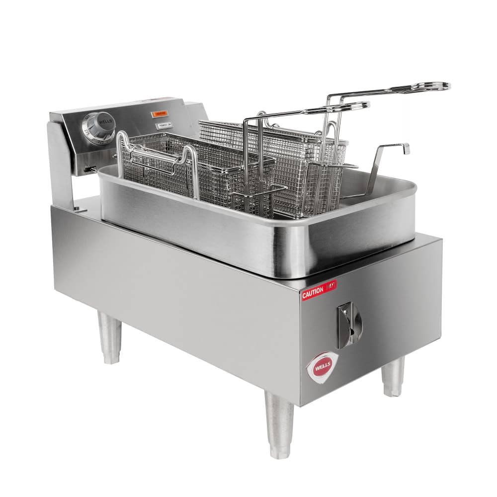 Wells F-15 Countertop Electric Fryer - (1) 15 lb Vat, 208-240v