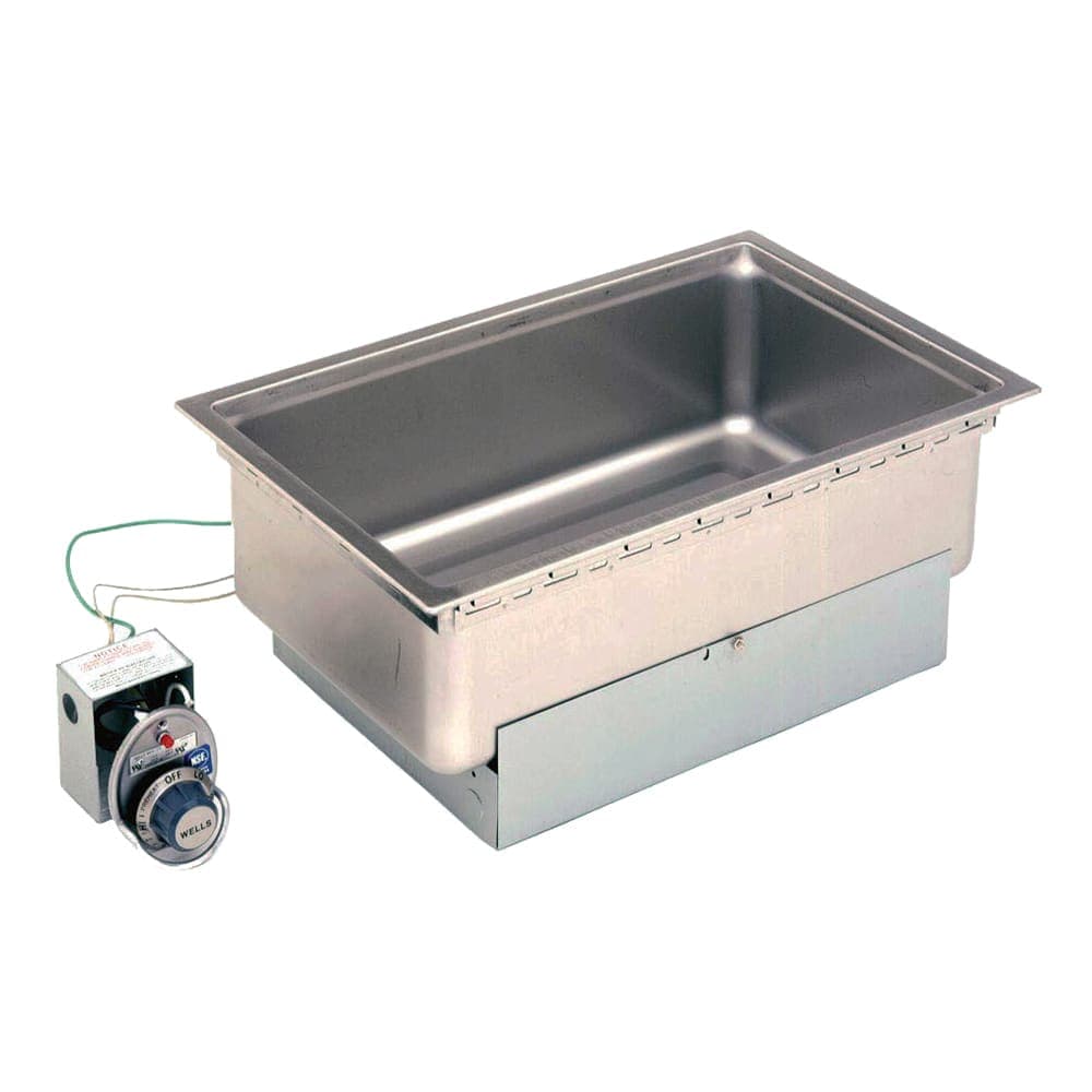 Wells SS-206ERD Drop-In Hot Food Well w/ (1) Full Size Pan Capacity, 208-240v/1ph