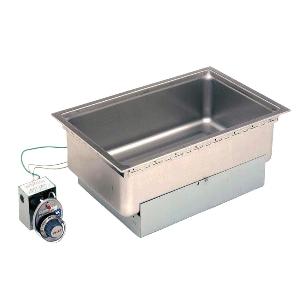 Wells SS-206ET Drop-In Hot Food Well w/ (1) Full Size Pan Capacity, 208-240v/1ph