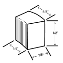 Hoshizaki C-80BAK 14 7/8"W Nugget Undercounter Ice Machine - 92 lbs/day, Air Cooled, Gravity Drain, 115v thumbnail 4