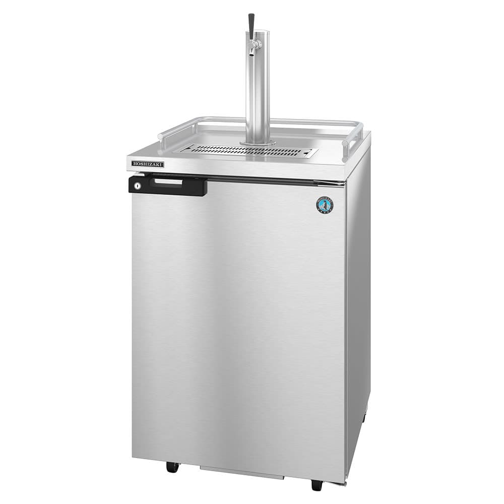 Hoshizaki DD24-S 24 7/8" Kegerator Beer Dispenser w/ (1) Keg Capacity - (1) Column, Stainless, 115v