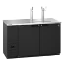 Hoshizaki DD59 59 1/2" Kegerator Beer Dispenser w/ (2) Keg Capacity - (2) Columns, Black, 115v thumbnail 3