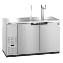 Hoshizaki DD59-S 59 1/2" Kegerator Beer Dispenser w/ (2) Keg Capacity - (2) Columns, Stainless, 115v thumbnail 3