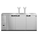 Hoshizaki DD80-S 80" Kegerator Beer Dispenser w/ (4) Keg Capacity - (2) Columns, Stainless, 115v thumbnail 2