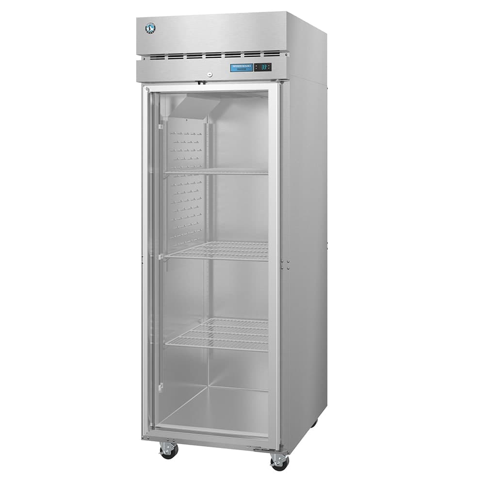 Hoshizaki F1A-FG 27 1/2" Steelheart Series One Section Reach In Freezer, (1) Right Hinge Glass Door, 115v