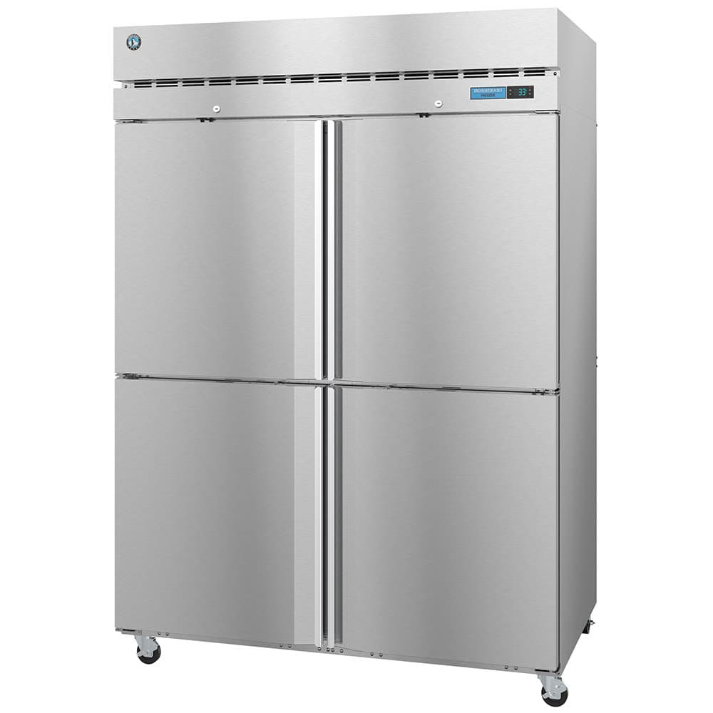Hoshizaki F2A-HS 55" Steelheart Series Two Section Reach In Freezer, (4) Left/Right Hinge Solid Doors, 115v