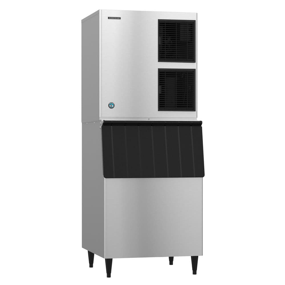 Hoshizaki KM-1100MAJ/B-500SF 1087 lb KM Series Crescent Cube Ice Machine w/ Bin - 500 lb Storage, Air Cooled, 208-230v
