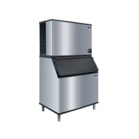 Hoshizaki KM-1601SAJ/B-800SF 1513 lb KM Series Crescent Cube Ice Machine w/ Bin - 800 lb Storage, Air Cooled, 208-230v thumbnail 2