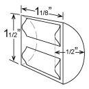 Hoshizaki KM-161BWJ 23 3/4"W Crescent Cube Undercounter Ice Machine - 153 lbs/day, Water Cooled, 115v thumbnail 4