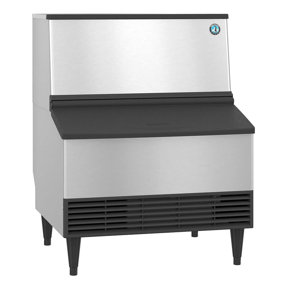 Hoshizaki KM-301BWJ 285 lb KM Series Crescent Cube Ice Machine w/ Bin - 100 lb Storage, Water Cooled, 115v