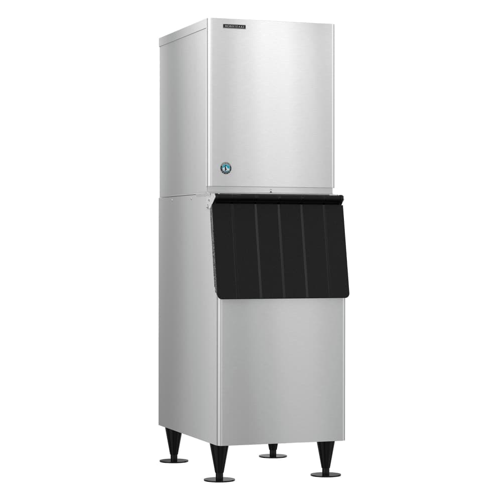 Hoshizaki KM-520MWJ/B-300SF 474 lb KM Series Crescent Cube Ice Machine w/ Bin - 300 lb Storage, Water Cooled, 115v