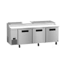 Hoshizaki PR93B 93" Steelheart Pizza Prep Table w/ Refrigerated Base, 115v thumbnail 3