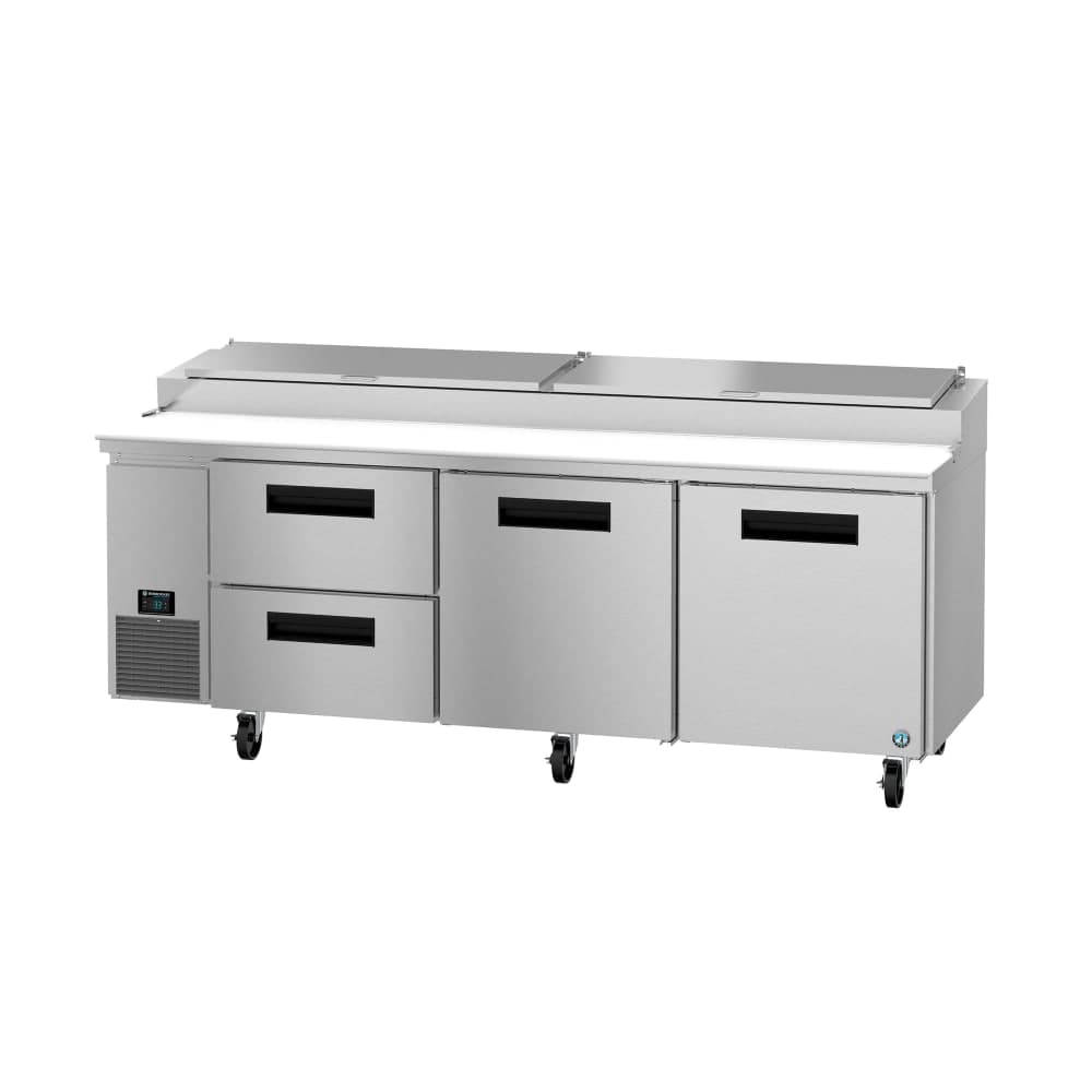 Hoshizaki PR93B-D2 93" Steelheart Pizza Prep Table w/ Refrigerated Base, 115v