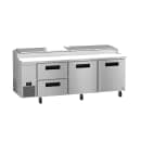 Hoshizaki PR93B-D2 93" Steelheart Pizza Prep Table w/ Refrigerated Base, 115v thumbnail 3