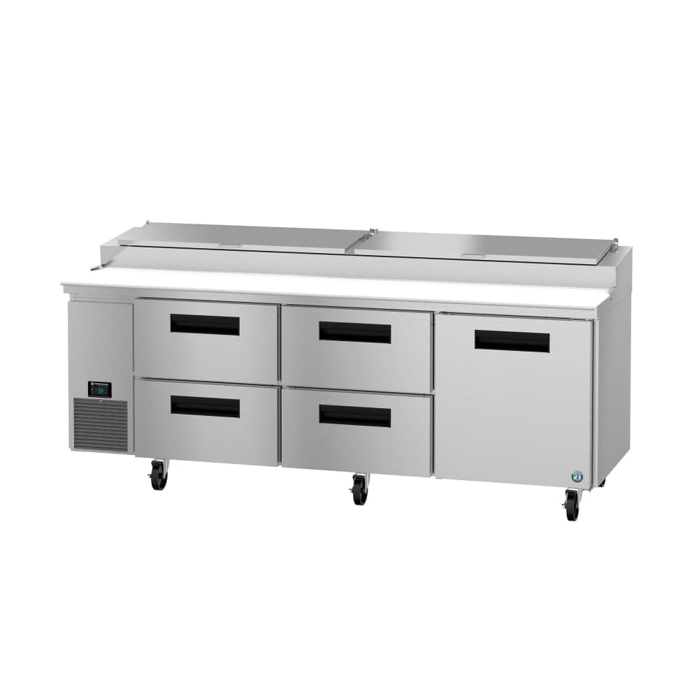 Hoshizaki PR93B-D4 93" Steelheart Pizza Prep Table w/ Refrigerated Base, 115v