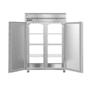 Hoshizaki PT2A-FS-FS Steelheart 55" Two Section Pass Thru Refrigerator - (4) Right Hinge Solid Doors, 115v thumbnail 2