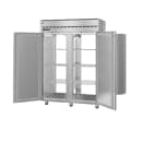 Hoshizaki PT2A-FS-FS Steelheart 55" Two Section Pass Thru Refrigerator - (4) Right Hinge Solid Doors, 115v thumbnail 6