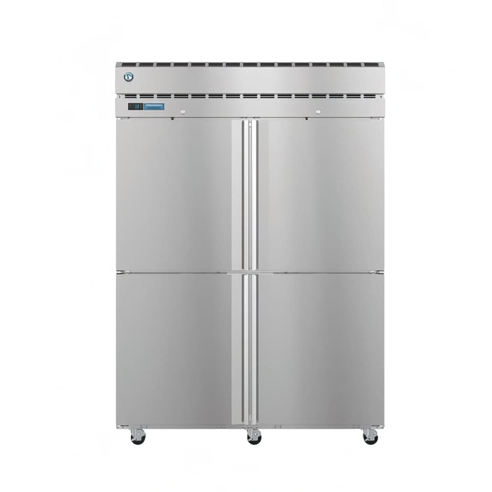 Hoshizaki PT2A-HS-HS Steelheart 55" Two Section Pass Thru Refrigerator - (8) Right Hinge Solid Doors, 115v