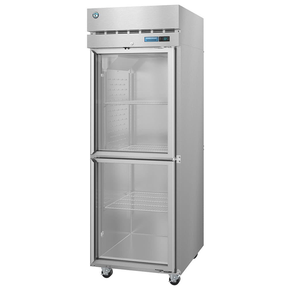 Hoshizaki R1A-HG Steelheart 27 1/2" One Section Reach In Refrigerator, (2) Right Hinge Glass Doors, 115v