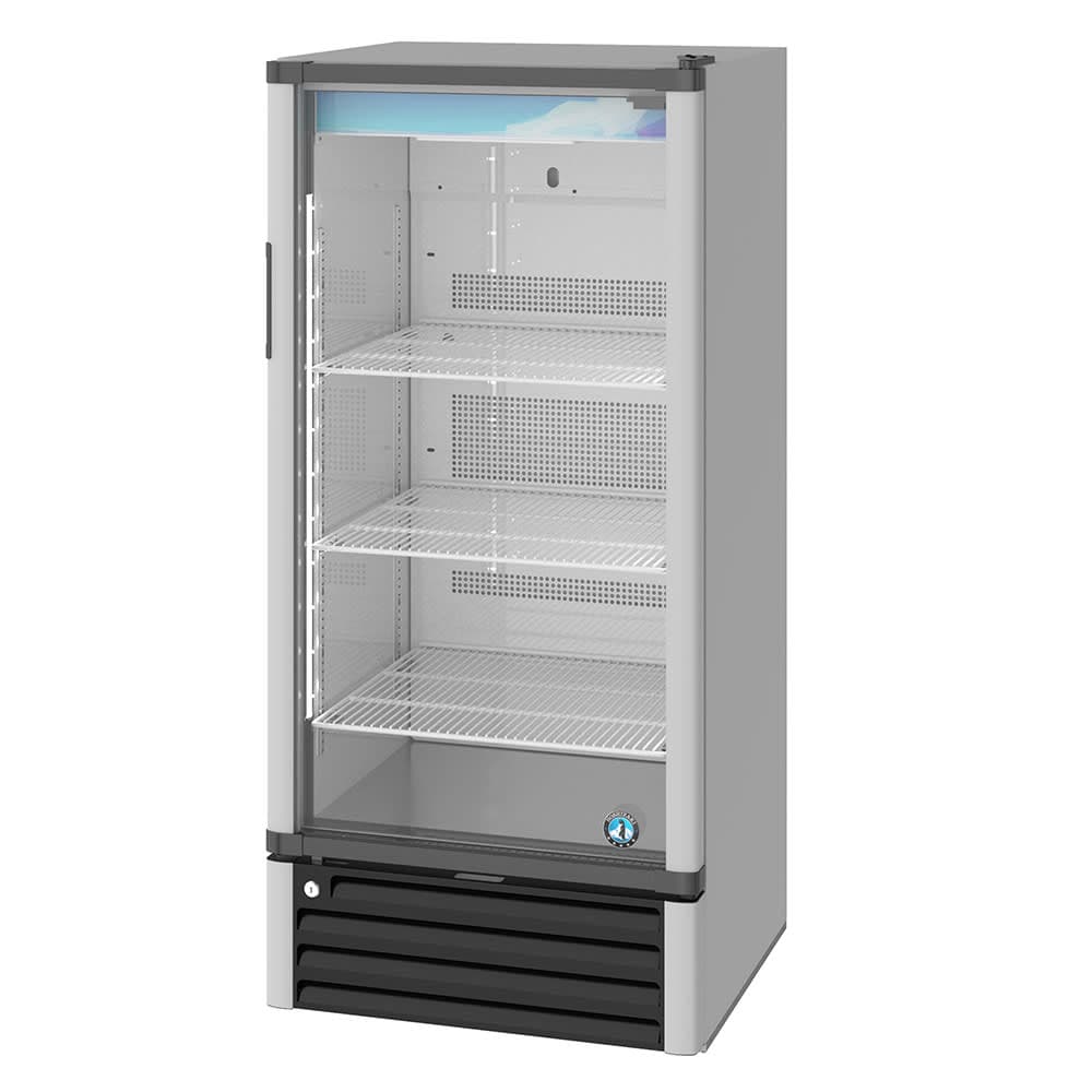 Hoshizaki RM-10-HC 25" RM Series One Section Glass Door Merchandiser - (1) Right Hinge Door, Silver, 115v