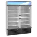 Hoshizaki RM-49-HC 60" RM Series Two Section Glass Door Merchandiser - (2) Left/Right Hinge Doors, Silver, 115v thumbnail 3