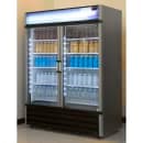 Hoshizaki RM-49-HC 60" RM Series Two Section Glass Door Merchandiser - (2) Left/Right Hinge Doors, Silver, 115v thumbnail 4