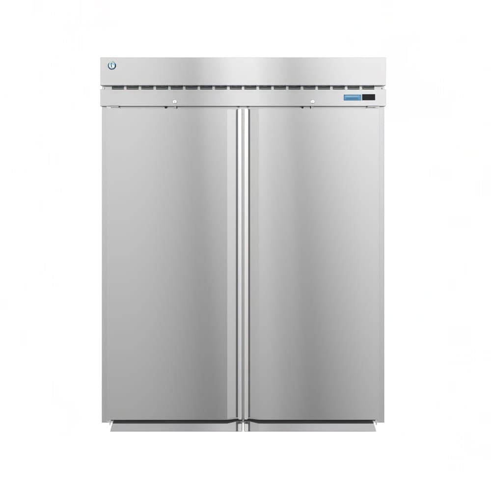 Hoshizaki RT2A-FS-FS Steelheart 68" Two Section Roll Thru Refrigerator - (4) Left/Right Hinge Solid Doors, 115v