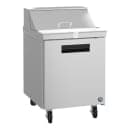 Hoshizaki SR27B-8 27" Steelheart Sandwich/Salad Prep Table w/ Refrigerated Base, 115v thumbnail 3