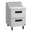 Hoshizaki SR27B-8D2 27" Steelheart Sandwich/Salad Prep Table w/ Refrigerated Base, 115v thumbnail 3