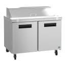 Hoshizaki SR48B-12 48" Steelheart Sandwich/Salad Prep Table w/ Refrigerated Base, 115v thumbnail 3