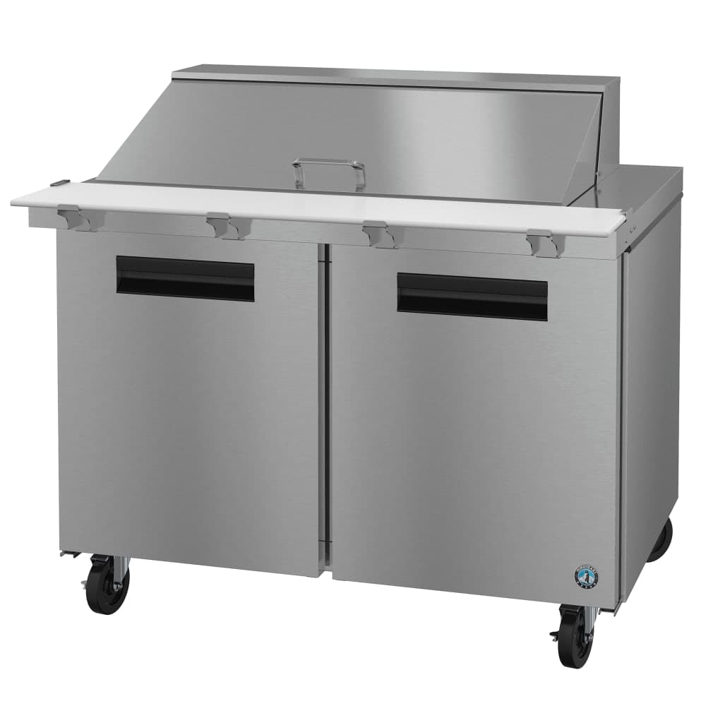 Hoshizaki SR48B-18M 48" Steelheart Mega Top Sandwich/Salad Prep Table w/ Refrigerated Base, 115v