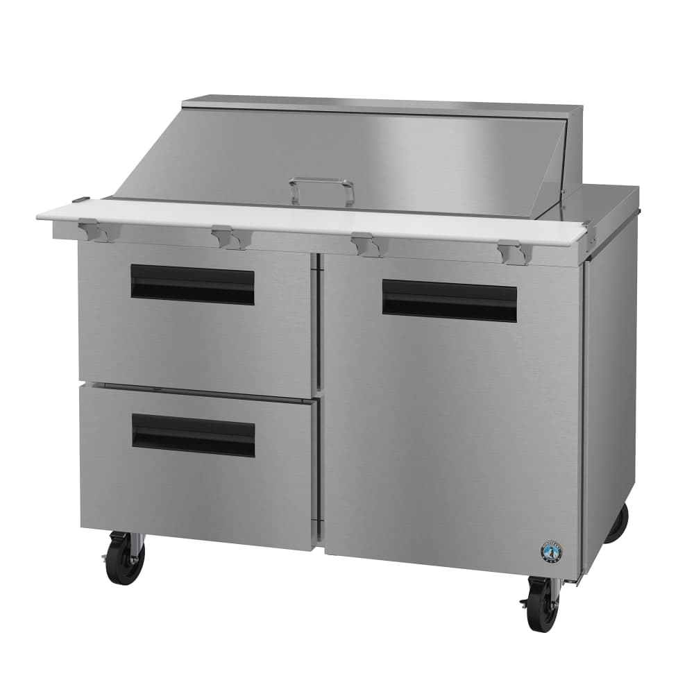 Hoshizaki SR48B-18MD2 48" Steelheart Mega Top Sandwich/Salad Prep Table w/ Refrigerated Base, 115v